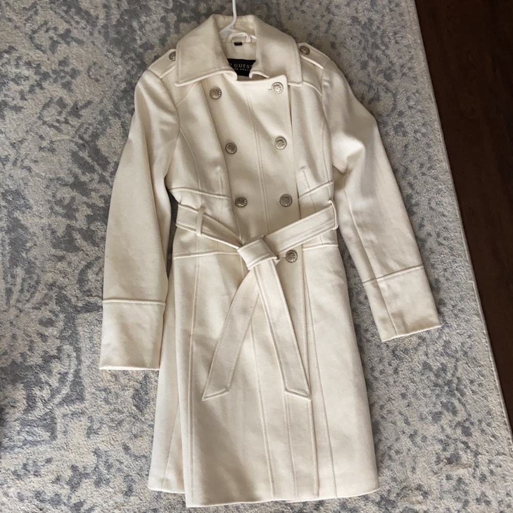 Guess Wool Blend Peacoat